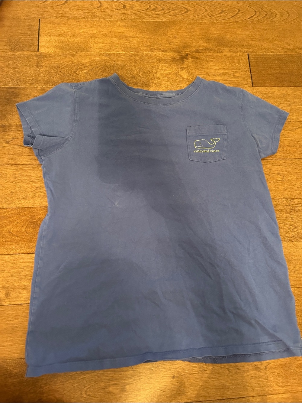 Vineyard Vines Kids Slate Blue Pocket Tee